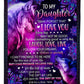 Wolf Never Forget That I Love You Mom To Daughter Flannel Blanket For Bed Sofa And Reading Nook Decor