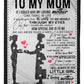 Family I Will Always Be Her Little Girl Mother Flannel Blanket For Soft Bed Couch And Home Comfort