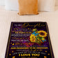 Family When Life Gets Hard You Feel Alone Mom To Daughter Flannel Blanket For Relaxing At Home And Travel