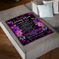 Family To My Mom You Will Always Be My Loving Mom Butterfly Rose Flannel Blanket For Living Room And Bedroom Styling