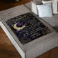 Butterfly I Think About You Daughter Gift Flannel Blanket For Living Room And Bedroom Styling