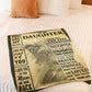 Lion Warm Sunshine Love Mom To Daughter Flannel Blanket For Soft Bed Couch And Home Comfort