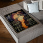 Wolf Stay Strong Be Confident Daughter Gift Flannel Blanket For Living Room And Bedroom Styling