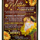 Sunflower To My Mother A Garden Of The Heart Flannel Blanket For Bed Sofa And Reading Nook Decor