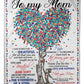 Family Endless Love Flannel Blanket For Bed Sofa And Reading Nook Decor