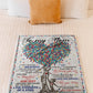 Family Endless Love Flannel Blanket For Relaxing At Home And Travel