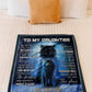 Wolf Step Out Of The Shadows Daughter Gift Flannel Blanket For Relaxing At Home And Travel
