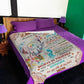 Deer Lover Believe In Yourself Mom To Daughter Flannel Blanket For Bed Sofa And Reading Nook Decor