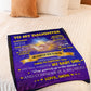 Family Big Hug Daughter Gift Flannel Blanket For Soft Bed Couch And Home Comfort