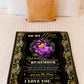 Rose To My Mom Rose Butterfly When Life Flannel Blanket For Relaxing At Home And Travel