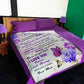 Butterfly How You Are To Me Daughter Gift Flannel Blanket For Bed Sofa And Reading Nook Decor