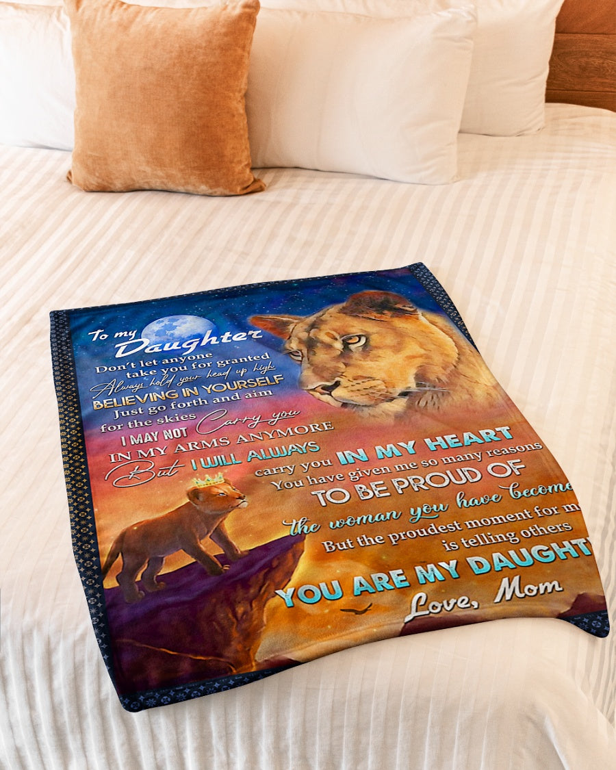 Lion Believing In Yourself Lovely Flannel Blanket For Soft Bed Couch And Home Comfort