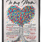 Family Endless Love Sunshine Flannel Blanket For Bed Sofa And Reading Nook Decor