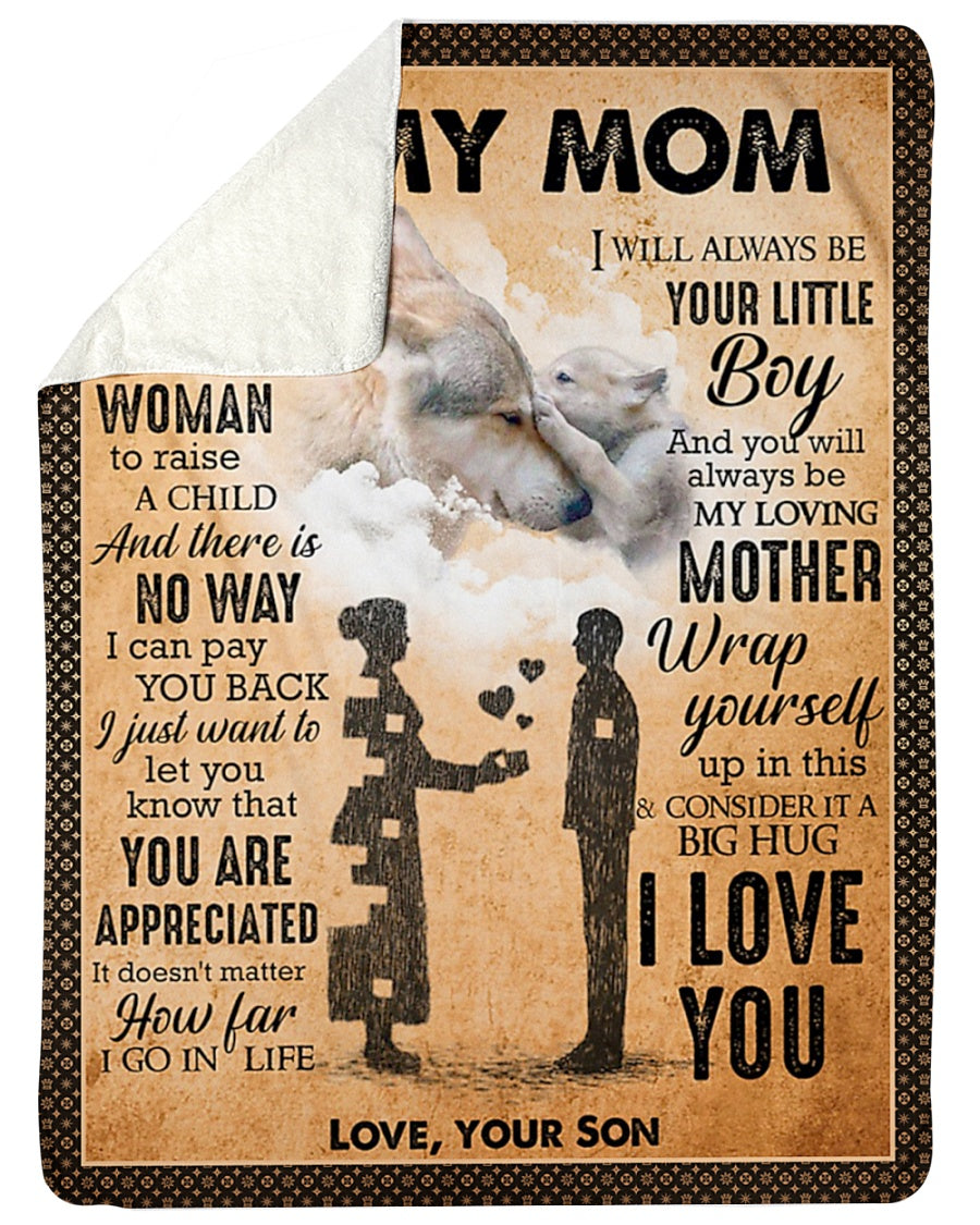 Family You Are The Best Mother Flannel Blanket For Soft Bed Couch And Home Comfort