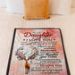 Deer Never Forget That I Love You Mom To Daughter Flannel Blanket For Relaxing At Home And Travel