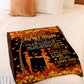Family Endless Love Little Girl Flannel Blanket For Soft Bed Couch And Home Comfort