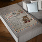 Deer Lover I Am Always With You Daughter Gift Flannel Blanket For Living Room And Bedroom Styling