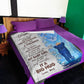 Lion Consider Big Hug Mom To Daughter Flannel Blanket For Bed Sofa And Reading Nook Decor