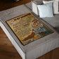 Tiger I Will Always Carry You Daughter Gift Flannel Blanket For Living Room And Bedroom Styling