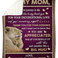 Lion Big Hug From Daughter Flannel Blanket For Soft Bed Couch And Home Comfort