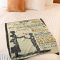 Family Love To Our Loving Mom Flannel Blanket For Soft Bed Couch And Home Comfort
