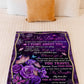 Butterfly I Think About You Daughter Gift Flannel Blanket For Relaxing At Home And Travel