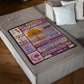 Family Love The Gift Of Life Daughter Gift Flannel Blanket For Living Room And Bedroom Styling