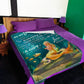 Mermaid God Sent You Into My Life Mom To Daughter Flannel Blanket For Cozy Home Lounging And Gifting