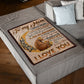 Bear My Loving Mother From Son Flannel Blanket For Living Room And Bedroom Styling