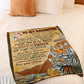 Tiger I Will Always Carry You Daughter Gift Flannel Blanket For Soft Bed Couch And Home Comfort