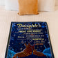 Deer Treat You Right Daughter Gift Flannel Blanket For Relaxing At Home And Travel