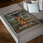 Deer Consider Big Hug Daughter Gift Flannel Blanket For Living Room And Bedroom Styling