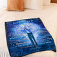 Wolf Mom To Daughter If Ever There Is A Tomorrow Flannel Blanket For Soft Bed Couch And Home Comfort