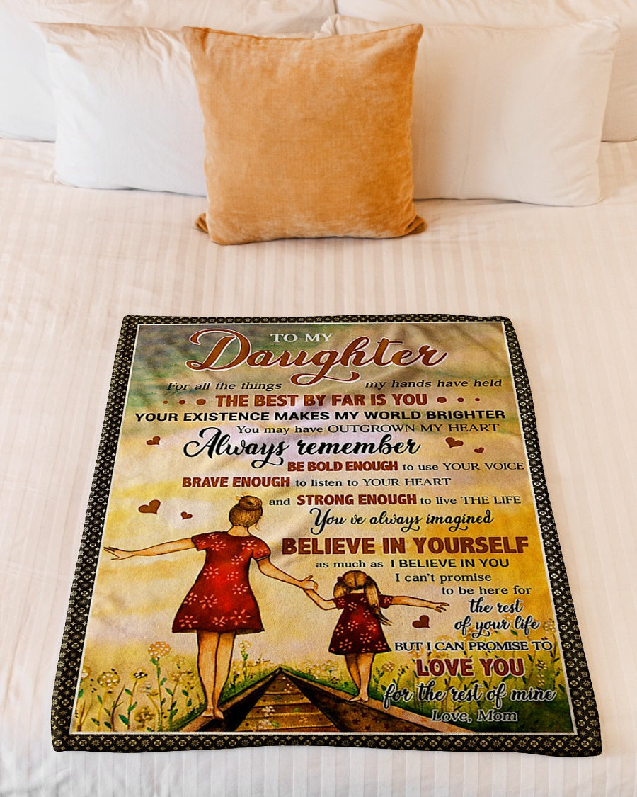 Family All The Things My Hands Flannel Blanket For Relaxing At Home And Travel