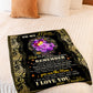 Rose To My Mom Rose Butterfly When Life Flannel Blanket For Soft Bed Couch And Home Comfort