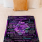 Butterfly I'm Proud Of You Daughter Gift Flannel Blanket For Relaxing At Home And Travel