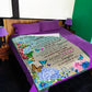Flower I Loved You Daughter Gift Flannel Blanket For Bed Sofa And Reading Nook Decor