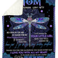 Dragonfly I Love You With All My Heart Flannel Blanket For Living Room And Bedroom Styling