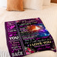Butterfly Keep Me In Your Heart Daughter Gift Flannel Blanket For Soft Bed Couch And Home Comfort
