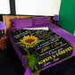 Sunflower Deep Appreciation Message Little Boy Flannel Blanket For Cozy Home Lounging And Gifting