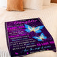 Butterfly Never Forget That I Love You Mom To Daughter Flannel Blanket For Living Room And Bedroom Styling