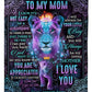 Lion Beloved Mother Message Your Little Boy Flannel Blanket For Bed Sofa And Reading Nook Decor