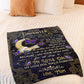 Butterfly I Think About You Daughter Gift Flannel Blanket For Soft Bed Couch And Home Comfort
