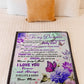 Butterfly How You Are To Me Daughter Gift Flannel Blanket For Relaxing At Home And Travel