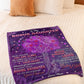 Tree Never Feel That You're Alone Mom To Bonus Daughter Flannel Blanket For Soft Bed Couch And Home Comfort