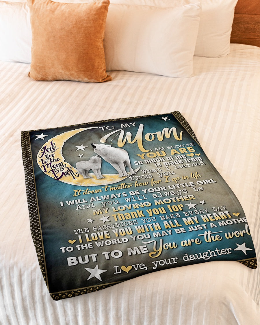 Wolf Endless Family Love You Are The World Flannel Blanket For Soft Bed Couch And Home Comfort