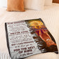 Lion Deep In Your Heart Daughter Gift Flannel Blanket For Soft Bed Couch And Home Comfort