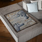 Horse Lifelong Love Message Flannel Blanket For Living Room And Bedroom Styling