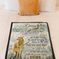 Family Positive Encouragement Message Daughter Gift Flannel Blanket For Relaxing At Home And Travel