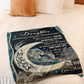 Lion I Love You Daughter Gift Flannel Blanket For Soft Bed Couch And Home Comfort